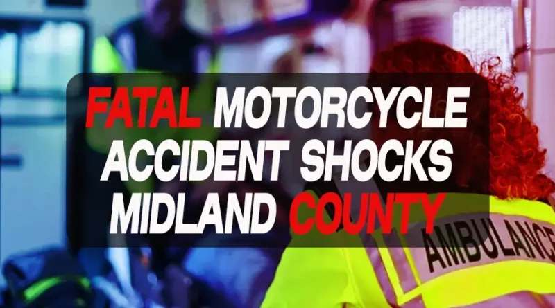 Motorcyclist Killed in Midland County Crash